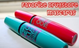 Top Two favorite drugstore mascaras