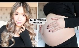 Pregnancy Update 26-36 Weeks: Lost Mucus Plug, 2cm Dilated, Vomiting, NST's | HAUSOFCOLOR