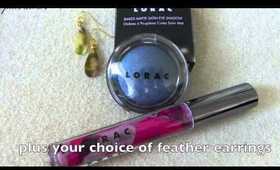 Winners:LORAC,Shell Earrings+Feather Earrings(your choice)