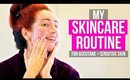MY ACCUTANE SKINCARE ROUTINE! Sensitive, Dry + Acne-Prone Skin | Jess Bunty