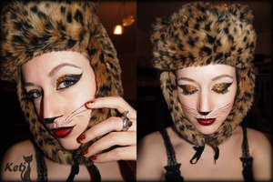 I chose this to be a profile picture on my new fabebook page. Since my nickname is pronounced kind of like "cat" I chose for it to be my identity sign. :) Check it out - facebook.com/ketimakeup (it's on my native language but pictures say thousand words)