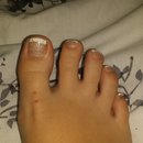 Glitter french toes :)