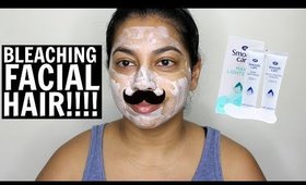 BLEACHING FACIAL HAIR! | MissBeautyAdikt