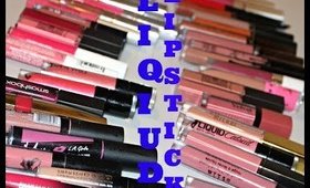 63 LIQUID LIPSTICKS : Declutter with Me!!!!