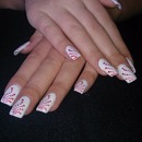 white gel nails