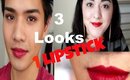3 Ways to Wear Red Lipstick | Collab Laura Neuzeth