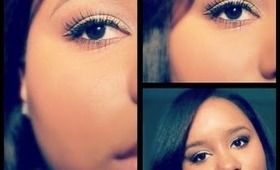 Holidazzle Look: Gold Glitter Liner