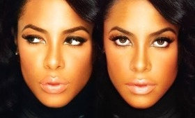 Aaliyah Inspired Makeup (I Care 4 U)