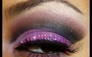 Dramatic Purple & Black Cut Crease Eyeshadow Look