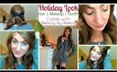 Holiday Look | Hair Makeup & Outfit