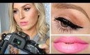 Glitter Cat Eye, Soft Ombre Lips ♡ & How To Take A Good Selfie!