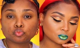 Holiday/Christmas Makeup tutorial + Waxing! - Queenii Rozenblad