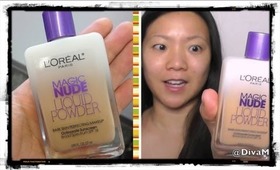 ♡ L'Oreal Magic Nude Liquid Powder First Impression/ Review - DivaMakeupQueen