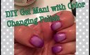 DIY Gel Nails at Home with Color Changing Polish