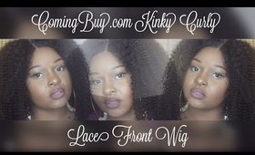 ComingBuy.com Kinky Curly Lace Front Wig  | Collab With. Tbdconfident