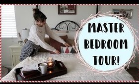 DECORATE WITH ME FOR CHRISTMAS! MASTER BEDROOM CHRISTMAS DECOR TOUR! VLOGMAS DAY 6