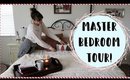 DECORATE WITH ME FOR CHRISTMAS! MASTER BEDROOM CHRISTMAS DECOR TOUR! VLOGMAS DAY 6