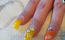 Citrus Splash Nail Design (Reposted)