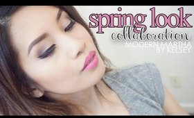 Spring Makeup Look | Collaboration with Modern Martha by Kelsey