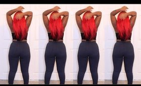 Fashion NOVA  - Super High Waist Jeans - TRY ON