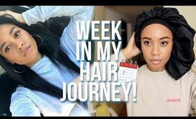 Week In My Hair Journey Ep. 8 | My Hair Grew!