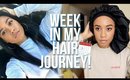 Week In My Hair Journey Ep. 8 | My Hair Grew!