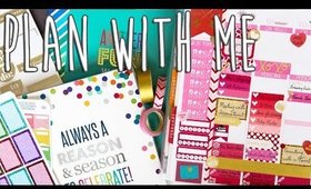 Plan with Me | Metallic Gold Valentine's - Erin Condren Vertical Planner