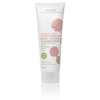 Acure Organics cocoa butter + coq10 unscented lotion