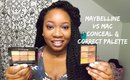 Maybelline Master Camouflage vs. MAC Conceal & Correct Palette Comparison