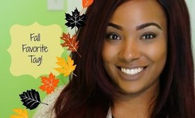 Fall Favorites Tag 2015