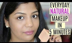 My Everyday Makeup In Hindi 5 Minutes Makeup | Superprincessjo