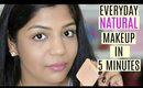My Everyday Makeup In Hindi 5 Minutes Makeup | Superprincessjo