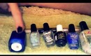 Black/Blue Sparkle Look