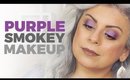 Purple Eyeshadow Smokey Look Tutorial