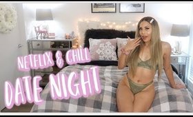 WHAT I WEAR FOR NETFLIX & CHILL | LINGERIE TRY-ON | Lounge