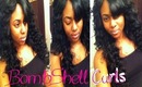 ♡A QUICK HOW TO GET BOMBSHELL CURLS WITH CURLING WAND TUTORIAL♡(HD)