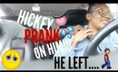 HICKEY PRANK ON BF! + HE LEFT!!!! | Carlissa Fashona