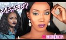 Rihanna Makeup Tutorial ✧ Soft Eyes + Bold Purple Lips