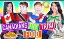 Canadians try Trini Food | Paris & Roxy