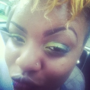 LIME GREEN,GREEN,AND GOLD...MY FAV EYE COLORS