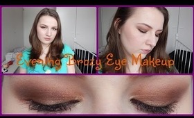 Evening Bronze Eye Makeup Tutorial Using Sleek Eyeshadows