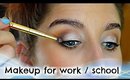 EVERYDAY WORK or SCHOOL Makeup Tutorial *No False Lashes*