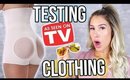 Weird 'As Seen on TV' Products Put To The Test !! CLOTHING TO MAKE YOU INSTANTLY SKINNY?