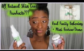Real Purity Skincare Line First Look + Demo/Mini Review l TotalDivaRea