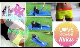 THIGH WORKOUTS | Thigh Gap, Inner Thighs, Outer Thighs