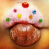 Adorable cupcake lips:)
