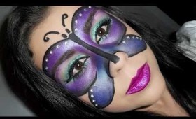 Makeup Butterfly Mask Halloween or Carnival