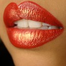 Red and Gold Lips