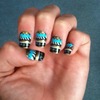 Tribal Print Nails