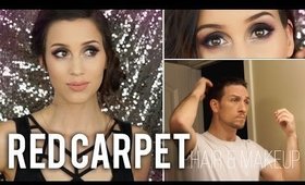 Red Carpet Inspired Hair & Makeup Tutorial